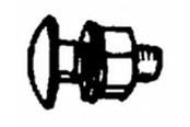 Tabletts, Schienenverteiler und Armaturen - Wibe Screw set 22s hdg - 713694