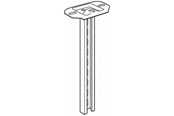 Tabletts, Schienenverteiler und Armaturen - Wibe Vertical piece 2f/730 hdg - 717199