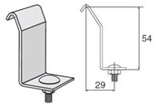 Tabletts, Schienenverteiler und Armaturen - Wibe Profile clamp 42 aisi 316 - 725763