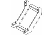 Tabletts, Schienenverteiler und Armaturen - Wibe Internal bend 90 200mm - CSU36232002