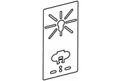 Tabletts, Schienenverteiler und Armaturen - Wibe Mounting plate - CSU08250109