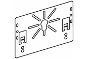 Tabletts, Schienenverteiler und Armaturen - Wibe Mounting plate - CSU08090109