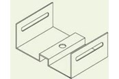 Tabletts, Schienenverteiler und Armaturen - Wibe Inside channel bracket u - 300mm fzs - CSU08143009