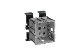Tabletts, Schienenverteiler und Armaturen - Tehalit Trunking box a-fb for switch for fb trunking black - A-FB