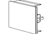 Tabletts, Schienenverteiler und Armaturen - Hager End plate for br 70130 pw - M5573PERL