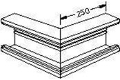 Tabletts, Schienenverteiler und Armaturen - Hager External corner br 70130 pw - L8772PERL