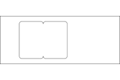 Tabletts, Schienenverteiler und Armaturen - Hager Cover 2m 2se/fb 130 perlewhite - 2SE/FB130PH