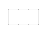 Tabletts, Schienenverteiler und Armaturen - Hager Cover 3m 3se/br 170 perlewhite - 3SE/BR170PH