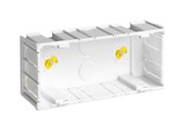 Tabletts, Schienenverteiler und Armaturen - Hager Junction box tripel opus - SO3-BR/GUL FOD