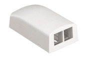 Netzwerkzubehör - PANDUIT Netkey 2-position surface mount box - NK2BXAW-A