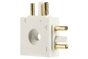Lampen - SG Armaturen Slimline l-connector mat white - 391210