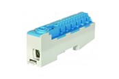 Zubehör (Halterungen, Steckdosen etc.) - POLLMANN Blue plug-in terminal for dinrail - 2020251