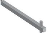 Komponenten für Schaltkästen und Schränke - ABB Shaft oxs6x160 - 1SCA101656R1001