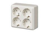 Schaltereinheiten - ABB Socket outlet schuko 4-g screwless term - 2TKA001001G1