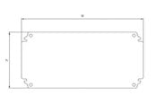 Schaltkästen und Schränke - ELDON Mounting plate 200x300 - BMP2030