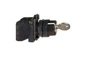 Druckknöpfe und Signalgeräte - Schneider Electric Harmony key switch complete with 2 positions and spring retu - XB5AG61