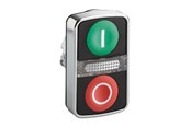 Druckknöpfe und Signalgeräte - Schneider Electric Metal double headed pushbutton with pil - ZB4BW7A3741