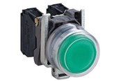 Druckknöpfe und Signalgeräte - Schneider Electric Harmony push button complete with spring return in green and - XB4BP31