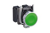 Druckknöpfe und Signalgeräte - Schneider Electric Harmony push button complete with spring return and flat tou - XB4BA31
