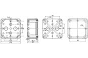 Schaltkästen und Schränke - Schneider Electric Abs ind box 107x65x55 lo - NSYTBS11116