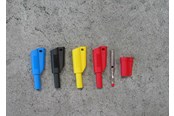 Instrumente - Elma Instruments Safety banana plug - 1076 black - 5703317459497