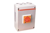 Schaltereinheiten - ABB Safety switch 38a 3-phase + neutral + earth red/yellow handl - 1SCA022613R1620