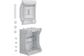 Schaltkästen und Schränke - Hager Enclosure 6 module 1 row ip65 - VE106N