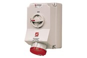 CEE-Material - Mennekes Wall mounted recept. 63a5p6h400v ip44 - 5959A