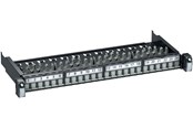 Kupferverkabelung - LK Actassi 19-c patch panel sliding evo 19 1u 24pt s-onedpm ftp - VDIG111241F