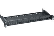 Kupferverkabelung - LK Actassi 19-c patch panel sliding basic 19 1u 24pt s-onedpm f - VDIG011241F