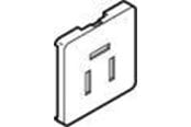 Steckdosen & Boxen - LK Teleoutlet fuga t1 cover 3 poles to md 88 white - 530D6126-858