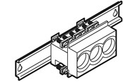 Schaltkästen und Schränke - LK fuse holder d02 3-pole of im p - 169A0418