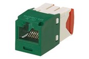 Netzwerkzubehör - PANDUIT Mini-com module cat 5e utp 8 pos 8 wire universal green - CJ5E88TGGR