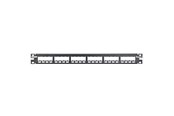 Kupferverkabelung - Triton Patch panel 24 port all metal black - CP24BLY
