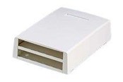 Netzwerkzubehör - PANDUIT Surface mount box 12 port multimedia white - CBXF12WH-AY