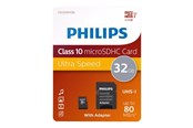 Speicherkarten - Philips FM32MP45B - flash memory card - 32 GB - microSDHC UHS-I - FM32MP45B/00