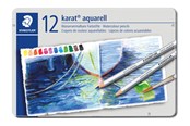 Utensilien zum Schreiben und Zeichnen - Staedtler Colour pen karat aqu. 12St FSC 100% - 4007817125397
