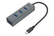 USB-Hubs - I-Tec USB-C 3.1 Metal HUB - 4-Port USB 3.0 - Bus powered - Overcurrent protection USB-Hubs - USB 3.2 - 4 - Grau - C31HUBMETAL403