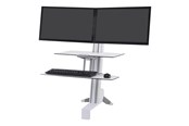 Monitorhalterung - Ergotron WorkFit-S Dual Workstation with Worksurface Standing Desk - 33-349-211