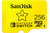 Speicherkarten - SANDISK Nintendo Switch microSD - 100MB/s - 256GB - Mario edition - SDSQXAO-256G-GNCZN