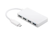 USB-Hubs - MicroConnect Connect - hub - 4 ports USB-Hubs - USB 3.2 - 4 - Weiß - USB3.1CUSB3