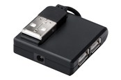 USB-Hubs - MicroConnect Connect - hub - 4 ports USB-Hubs - 4 - Schwarz - MC-USB2.0HUB4P