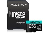 Speicherkarten - A-Data Premier Pro MicroSD/SD V30S - 100MB/s - 256GB - AUSDX256GUI3V30SA2-RA1