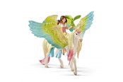 Schleich - Schleich Fee Surah mit Glitzer-Pegasus - 70566