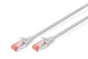 Netzwerk - Kabel - DIGITUS CAT 6 S-FTP Patch Cord - 0.25m - Grau - 0.25m - DK-1644-0025