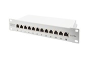 Netzwerkzubehör - DIGITUS DN-91612S-EA-G - patch panel - 1U - 10" - DN-91612S-EA-G