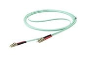 Netzwerk - Kabel - StarTech.com 15m OM4 LC to LC Multimode Duplex Fiber Optic Patch Cable - patch cable - 15 m - aqua - Blau - 15m - 450FBLCLC15