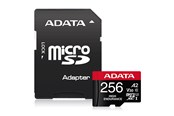 Speicherkarten - A-Data High Endurance MicroSD/SD - 100MB/s - 256GB - AUSDX256GUI3V30SHA2-RA1