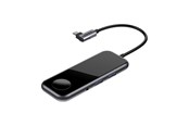 Handys - Adapter und Ladegeräte - Baseus Mirror series USB-C adapter with built in charger for Apple Watch - CAHUB-AZ0G