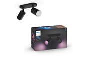 Smart-Home - Philips Hue Fugato 2-er Spots 5.7W - schwarz - 929003810001